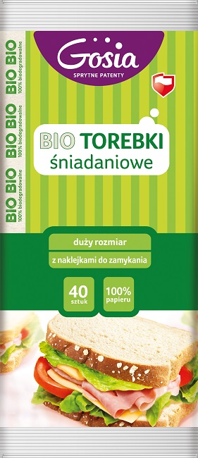 GOSIA Torebki śniadaniowe 40 sztuk