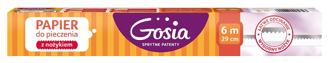GOSIA Papier do pieczenia z nożykiem