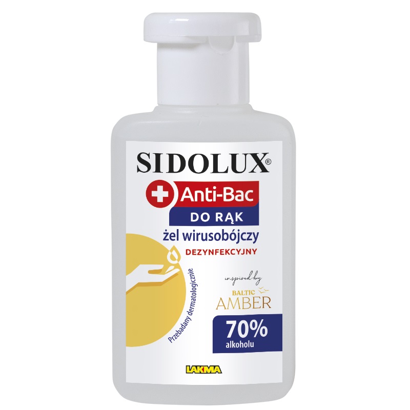 SIDOLUX Anti - Bac Żel biobójczy do dezynfekcji rąk
