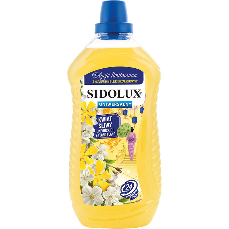 SIDOLUX Płyn do mycia podłóg Kwiat Śliwy Japońskiej z Ylang Ylang