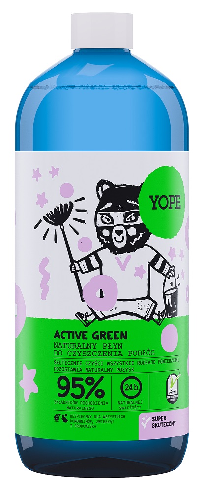 YOPE Naturalny płyn do czyszczenia podłogi Active Green