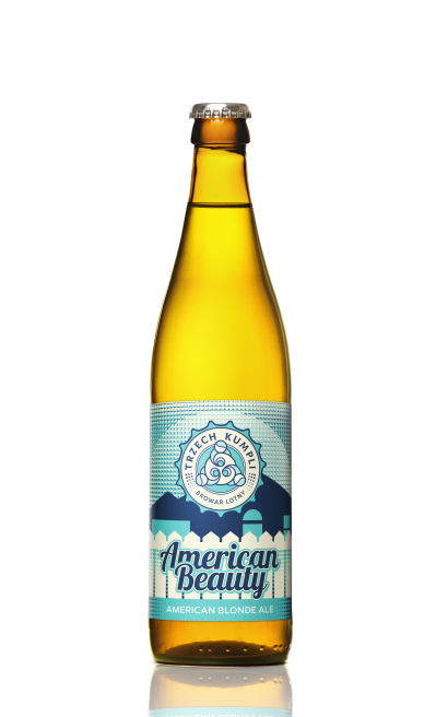 TRZECH KUMPLI American Beauty Blonde Ale Piwo (butelka bezzwrotna)