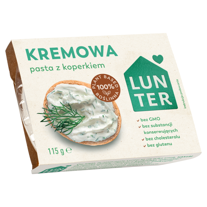 LUNTER Pasta kanapkowa z tofu i koperkiem