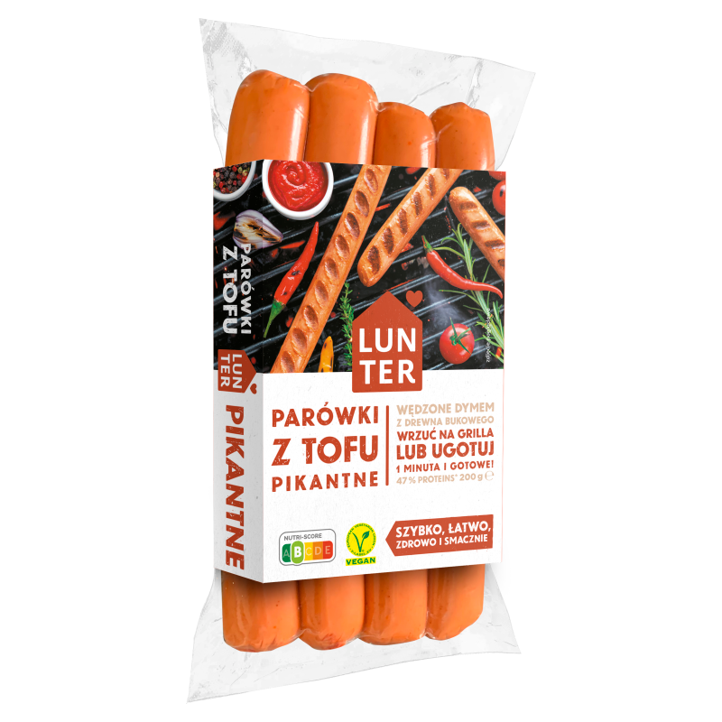 LUNTER Parówki tofu pikantne