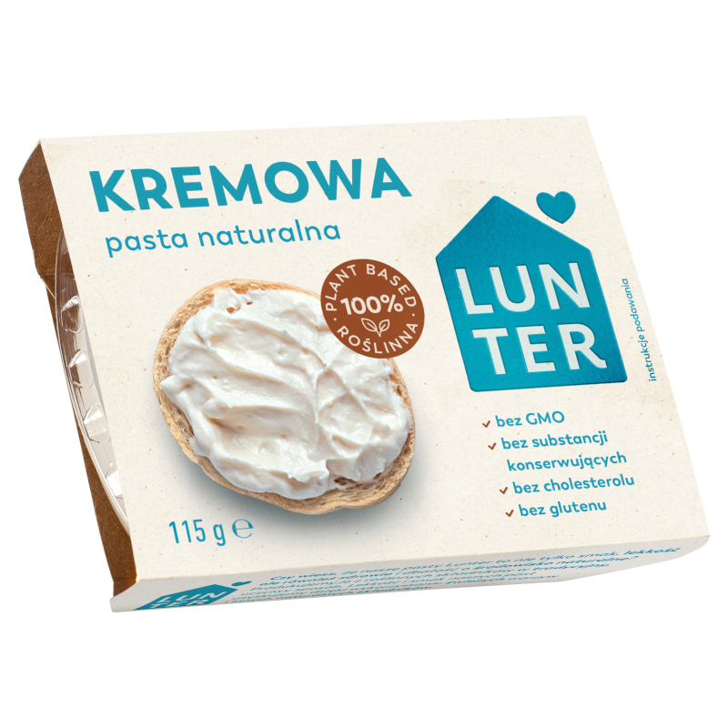 LUNTER Pasta kremowa tofu naturalna