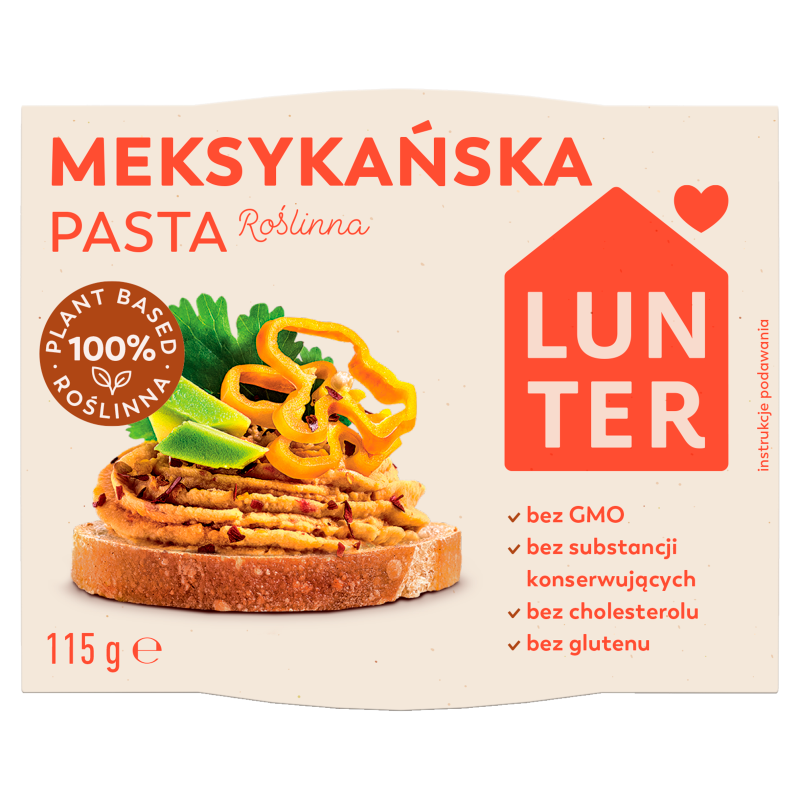 LUNTER Pasta tofu Meksykańska