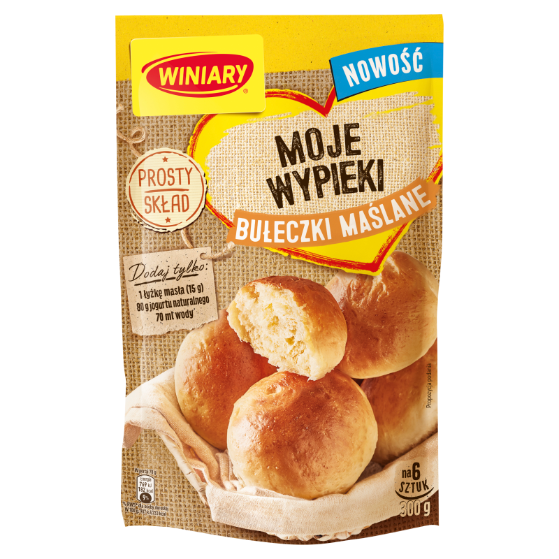 WINIARY Bułeczki maślane (mieszanka do wypieku) frisco.pl