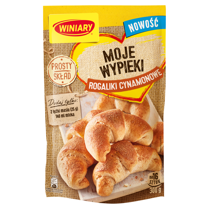WINIARY Rogaliki cynamonowe (mieszanka do wypieku) frisco.pl