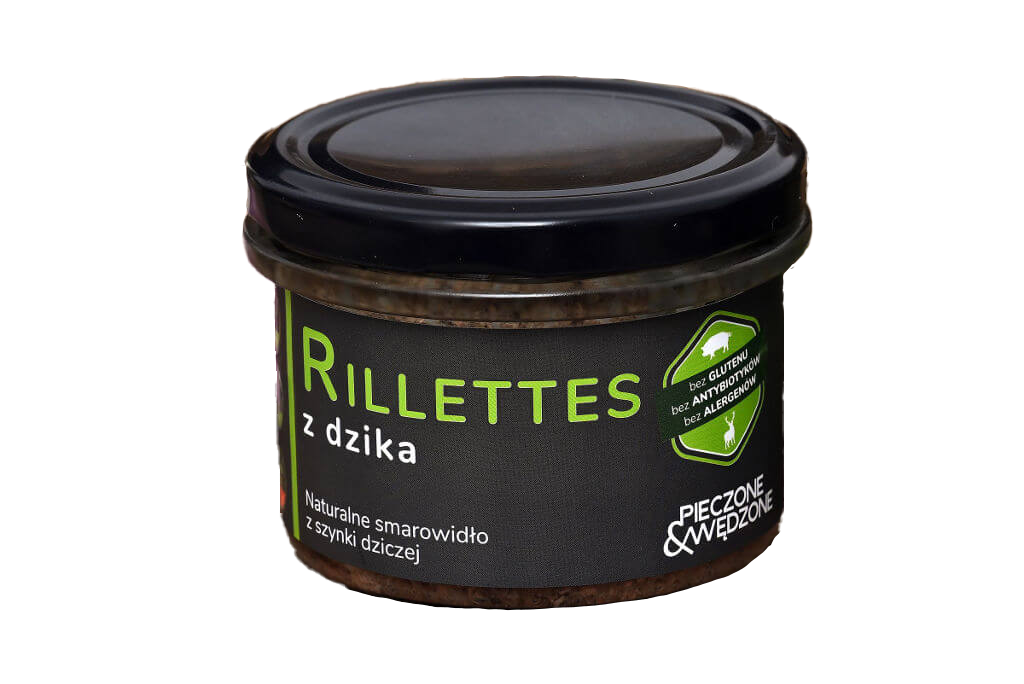 PIECZONE&WĘDZONE Rillettes z dzika