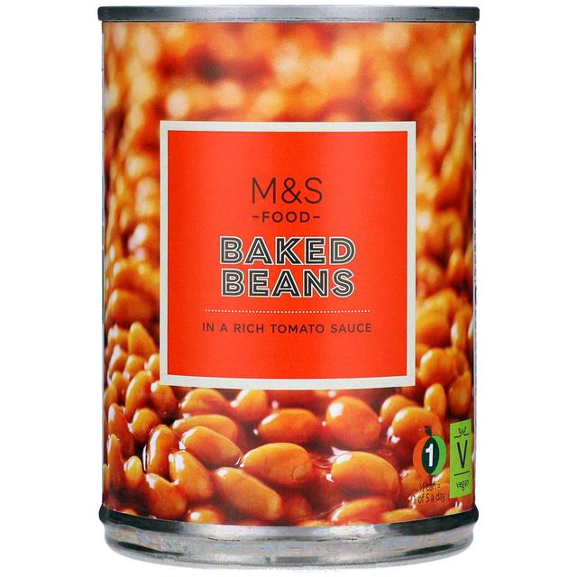 MARKS & SPENCER Fasolka w sosie pomidorowym