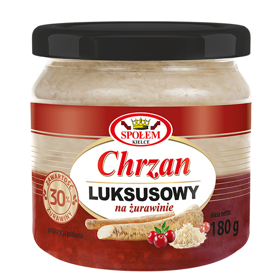 SPOŁEM KIELCE Chrzan Luksusowy na żurawinie