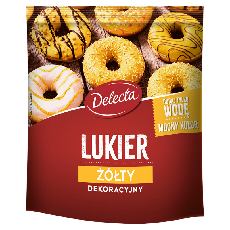 DELECTA Lukier żółty dekoracyjny frisco.pl
