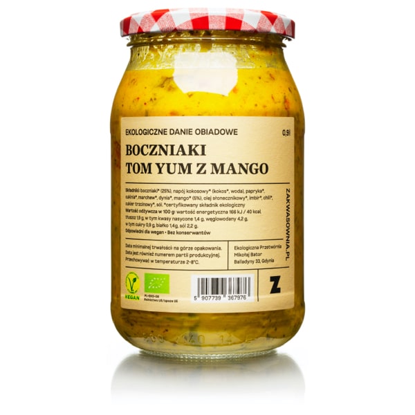 ZAKWASOWNIA Boczniaki Tom Yum z ostrym mango BIO