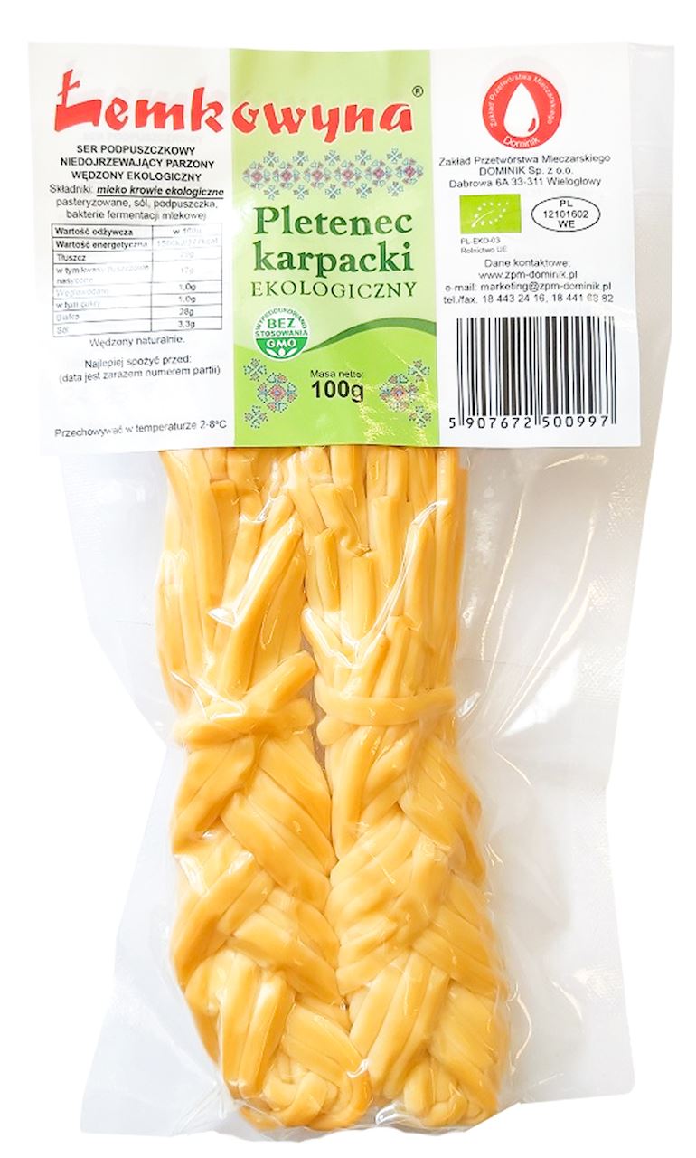 ŁEMKOWYNA Pletenec karpacki (warkocz wędzony) BIO