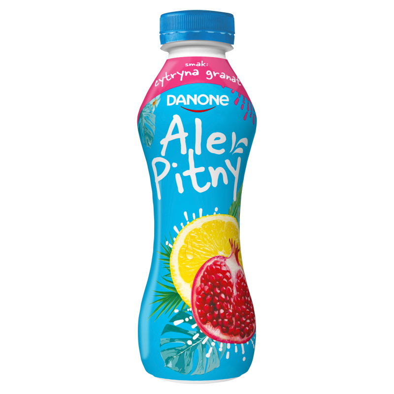 DANONE ale Pitny! Napój jogurtowy - granat i cytryna (butelka) frisco.pl