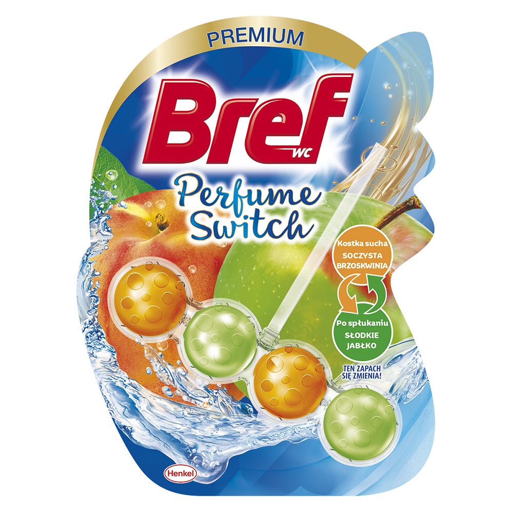 BREF Zawieszka do WC - Soczysta brzoskwinia i Słodkie jabłko