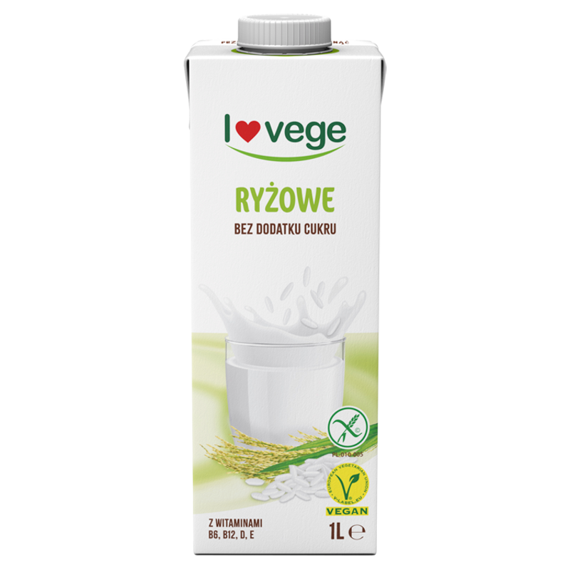 LOVEGE Napój ryżowy bez cukru