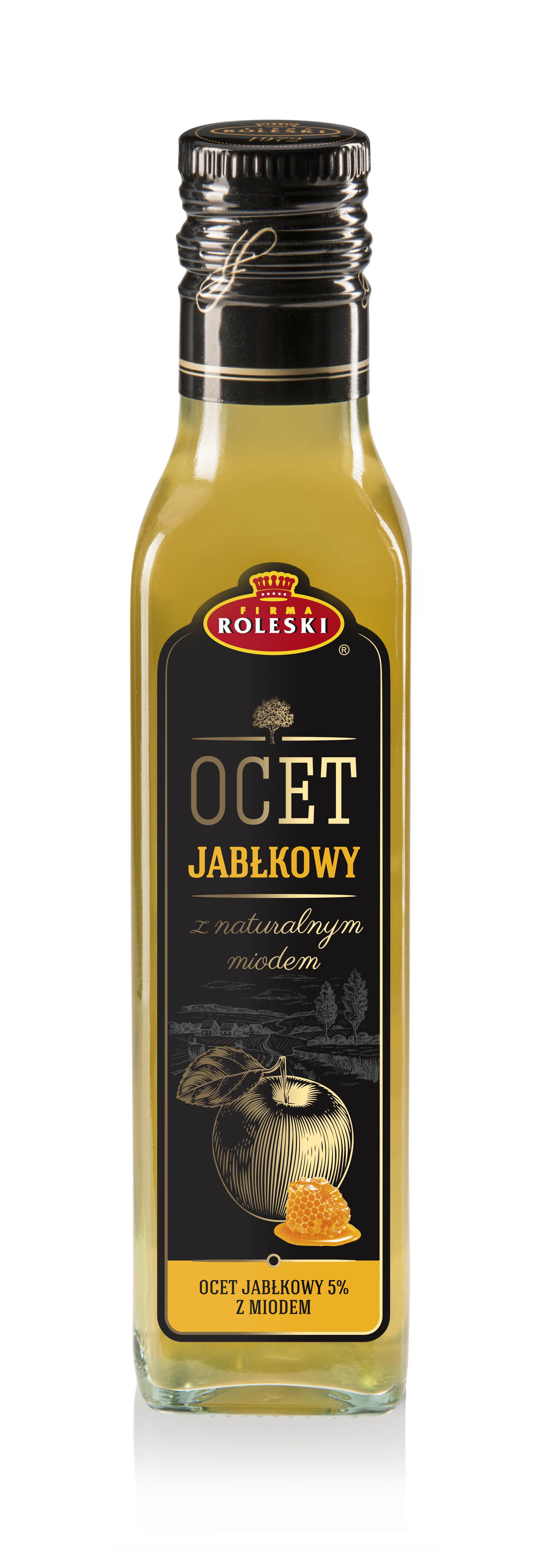 ROLESKI Ocet jabłkowy (5%) z naturalnym miodem