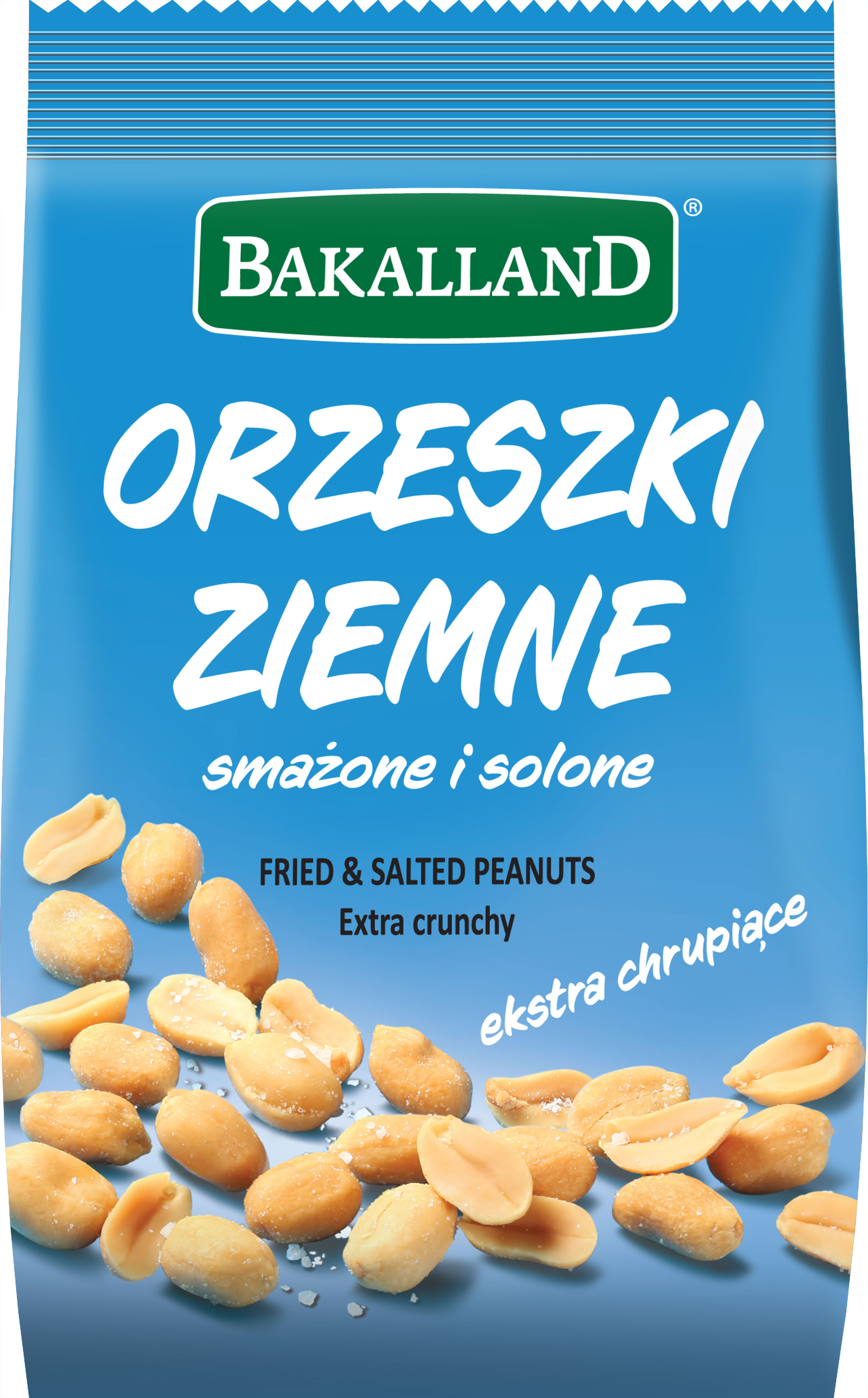 BAKALLAND Orzeszki ziemne smażone i solone frisco.pl