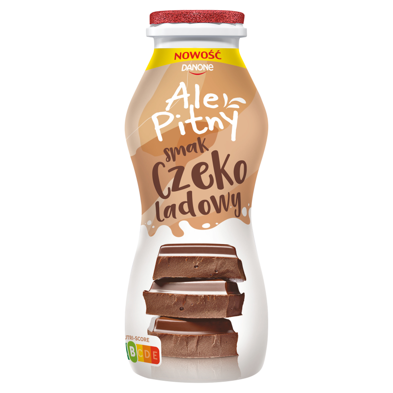 DANONE ale Pitny! Napój jogurtowy - smak czekoladowy (butelka)