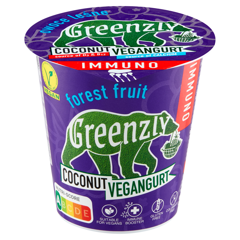 GREENZLY Produkt kokosowy o smaku owoców leśnych