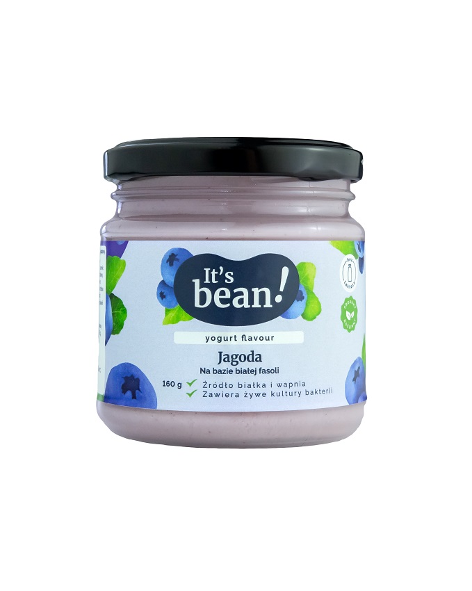 IT'S BEAN! Produkt wegański na bazie fasoli o smaku jagodowym
