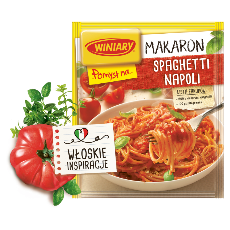 WINIARY Pomysł na Spaghetti Napoli frisco.pl