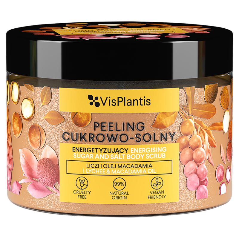 VIS PLANTIS Peeling cukrowo-solny liczi i olej macadamia