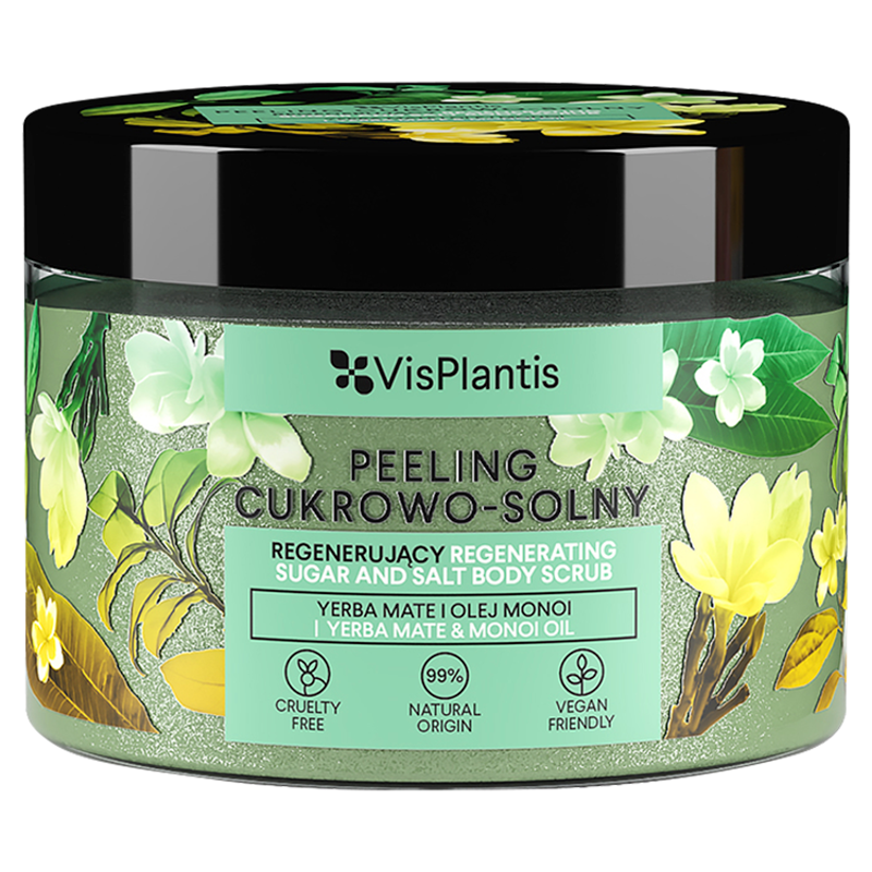 VIS PLANTIS Peeling cukrowo-solny yerba mate i olej monoi