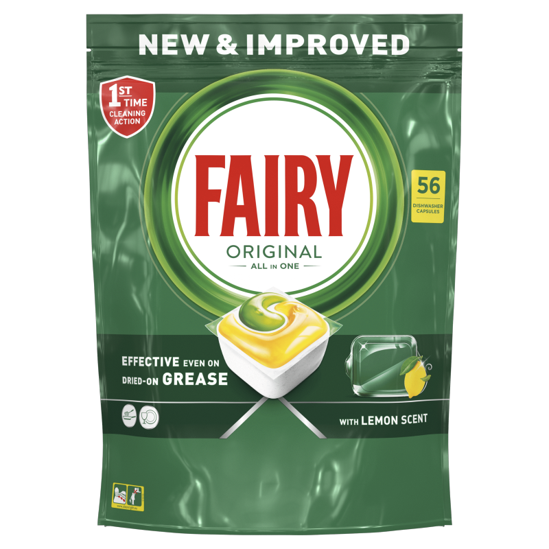 FAIRY All in One Tabletki do zmywarki cytrynowe 56 szt