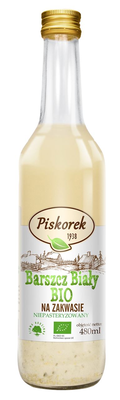 PISKOREK Barszcz biały na zakwasie (niepasteryzowany) BIO
