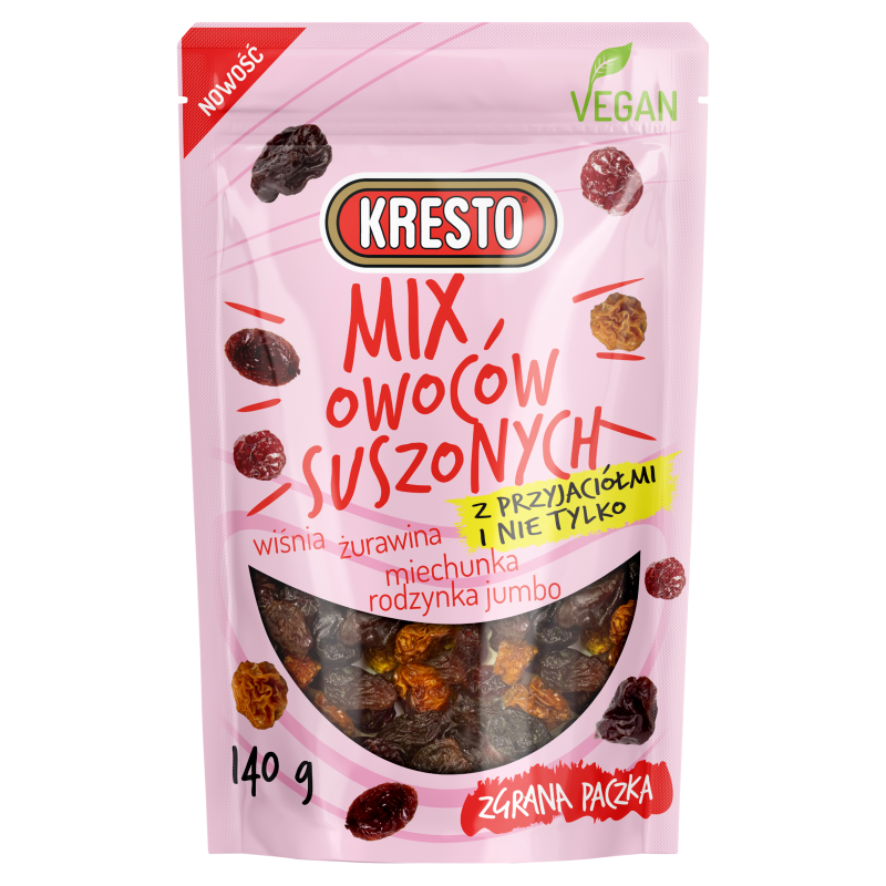KRESTO Mix owoców suszonych (wiśnia żurawina miechunka rodzynki) frisco.pl
