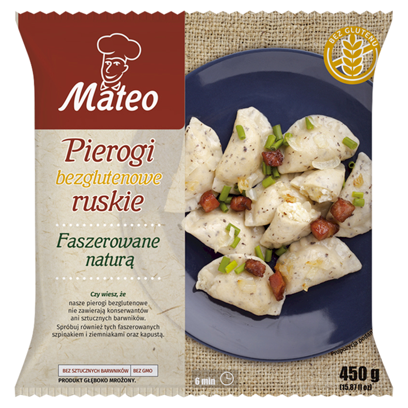 MATEO Pierogi ruskie bez glutenu