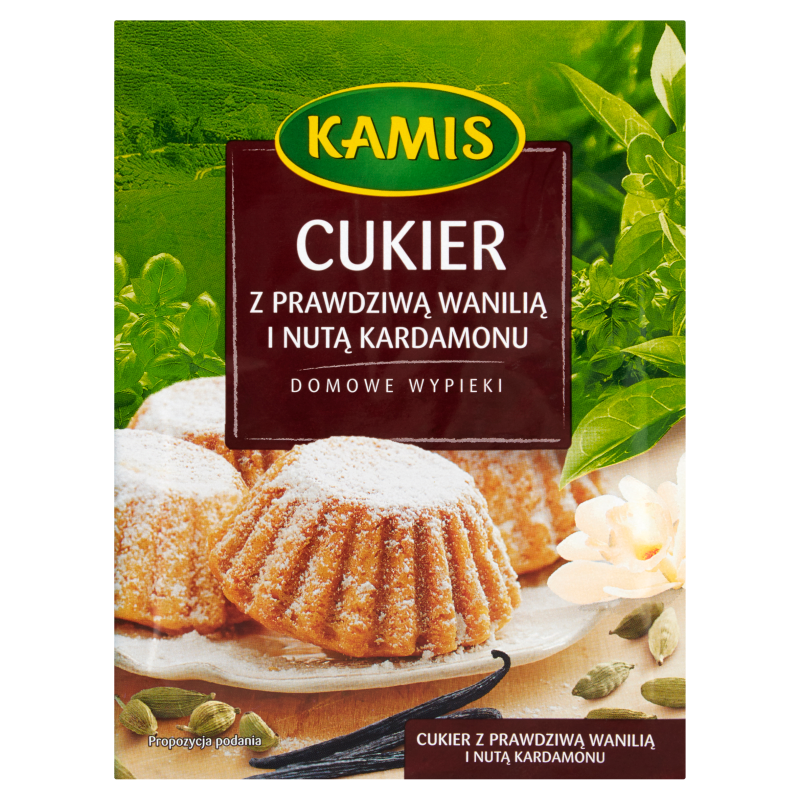 KAMIS Cukier z prawdziwą wanilią i nutą kardamonu
