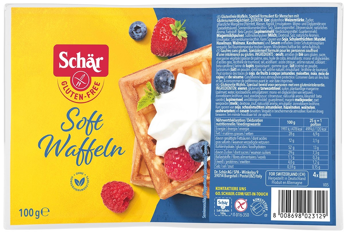 SCHAR Gofry bezglutenowe
