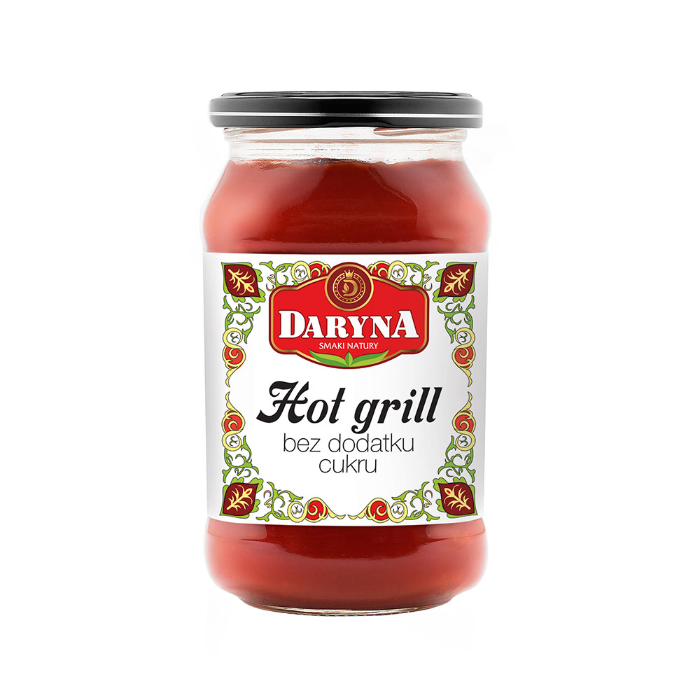 DARYNA Sos Hot Grill (bez dodatku cukru)