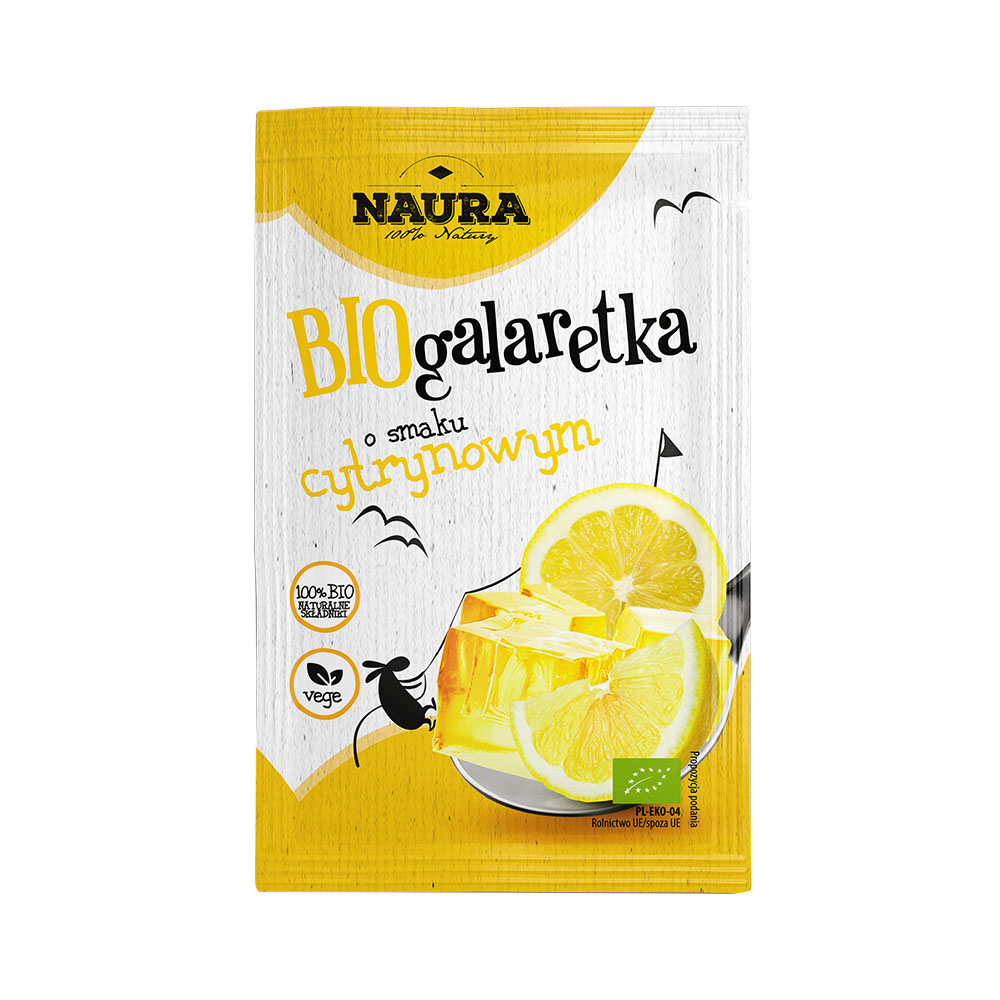 NAURA Galaretka o smaku cytrynowym BIO