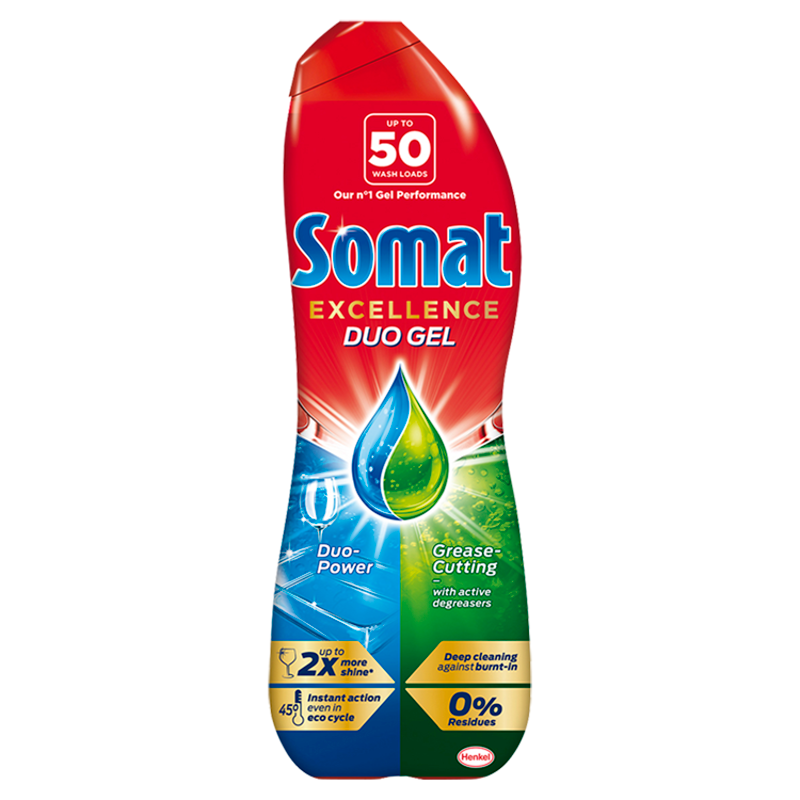 SOMAT Excellence Żel do zmywarki Grease-Cutting
