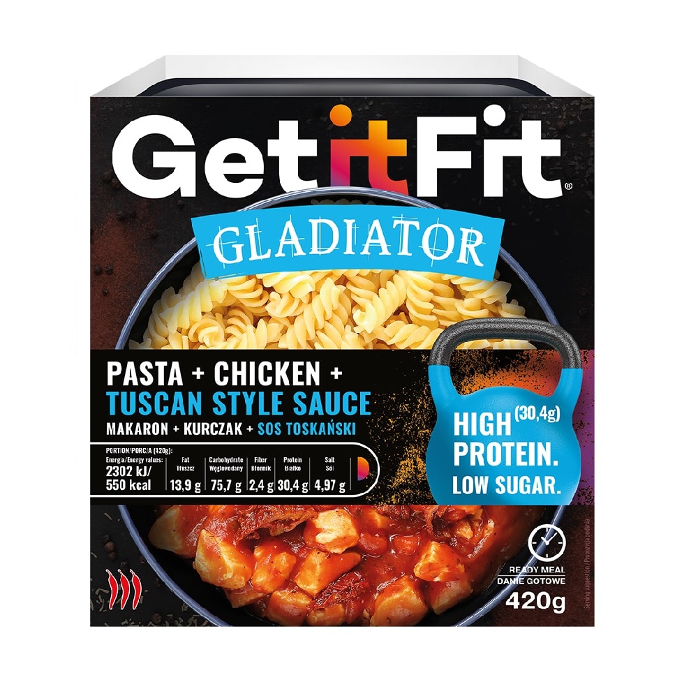 GET IT FIT Gladiator makaron + kurczak + sos toskański frisco.pl