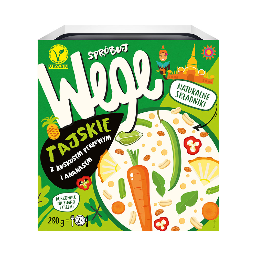 SPRÓBUJ WEGE Tajskie z kuskusem perłowym i ananasem