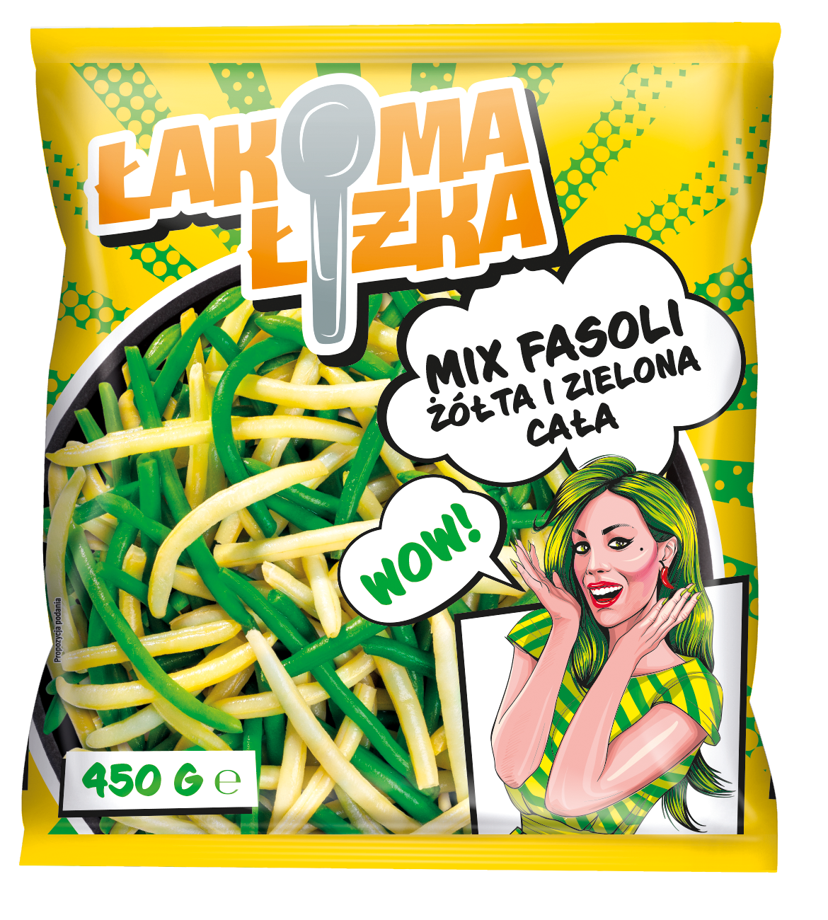 ŁAKOMA ŁYŻKA Mix fasoli żółta i zielona cała