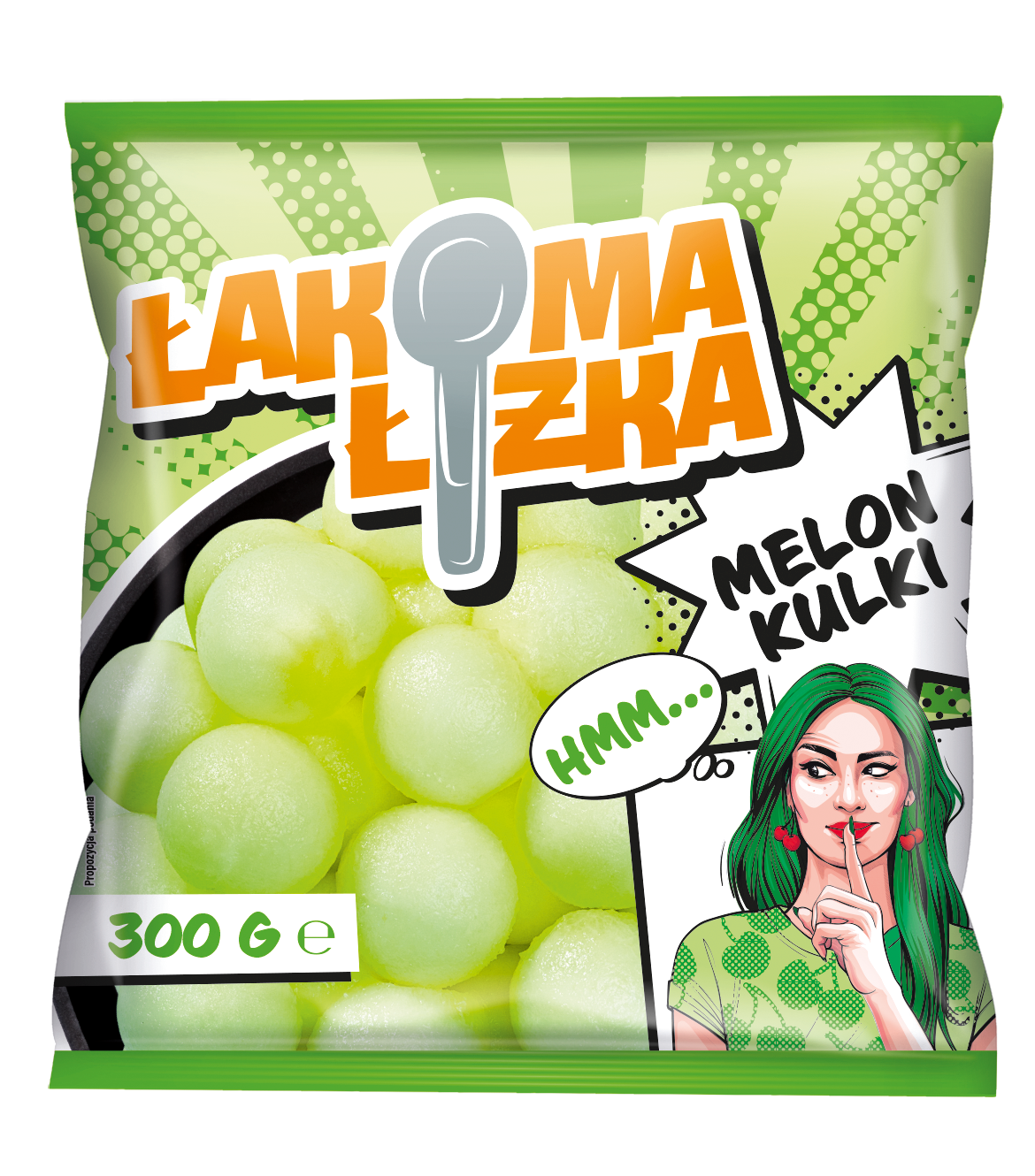 ŁAKOMA ŁYŻKA Melon kulki