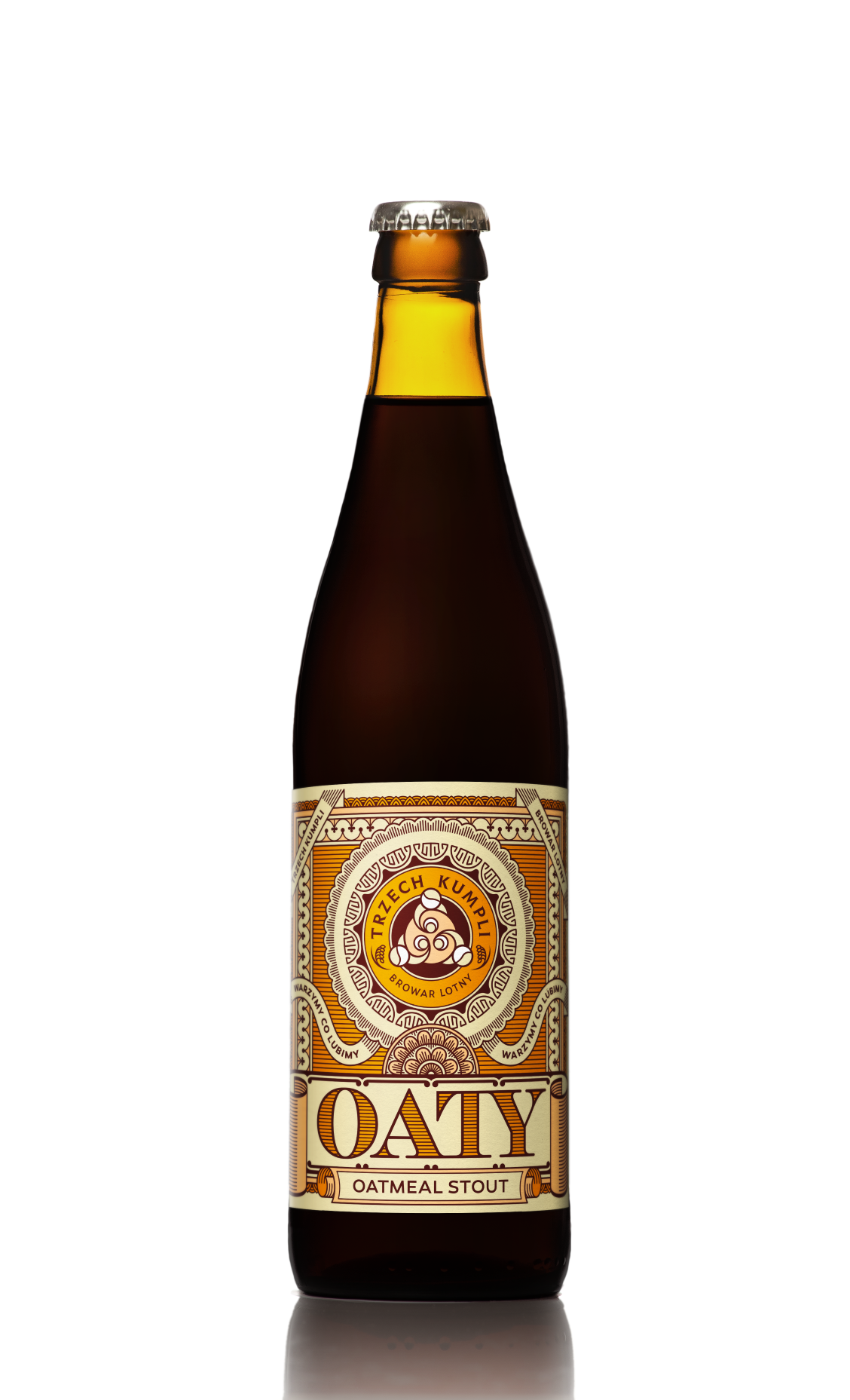 TRZECH KUMPLI OATY Oatmeal Stout Piwo (butelka bezzwrotna)