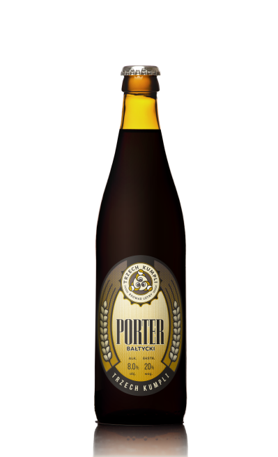 TRZECH KUMPLI Porter Bałtycki Piwo (butelka bezzwrotna)