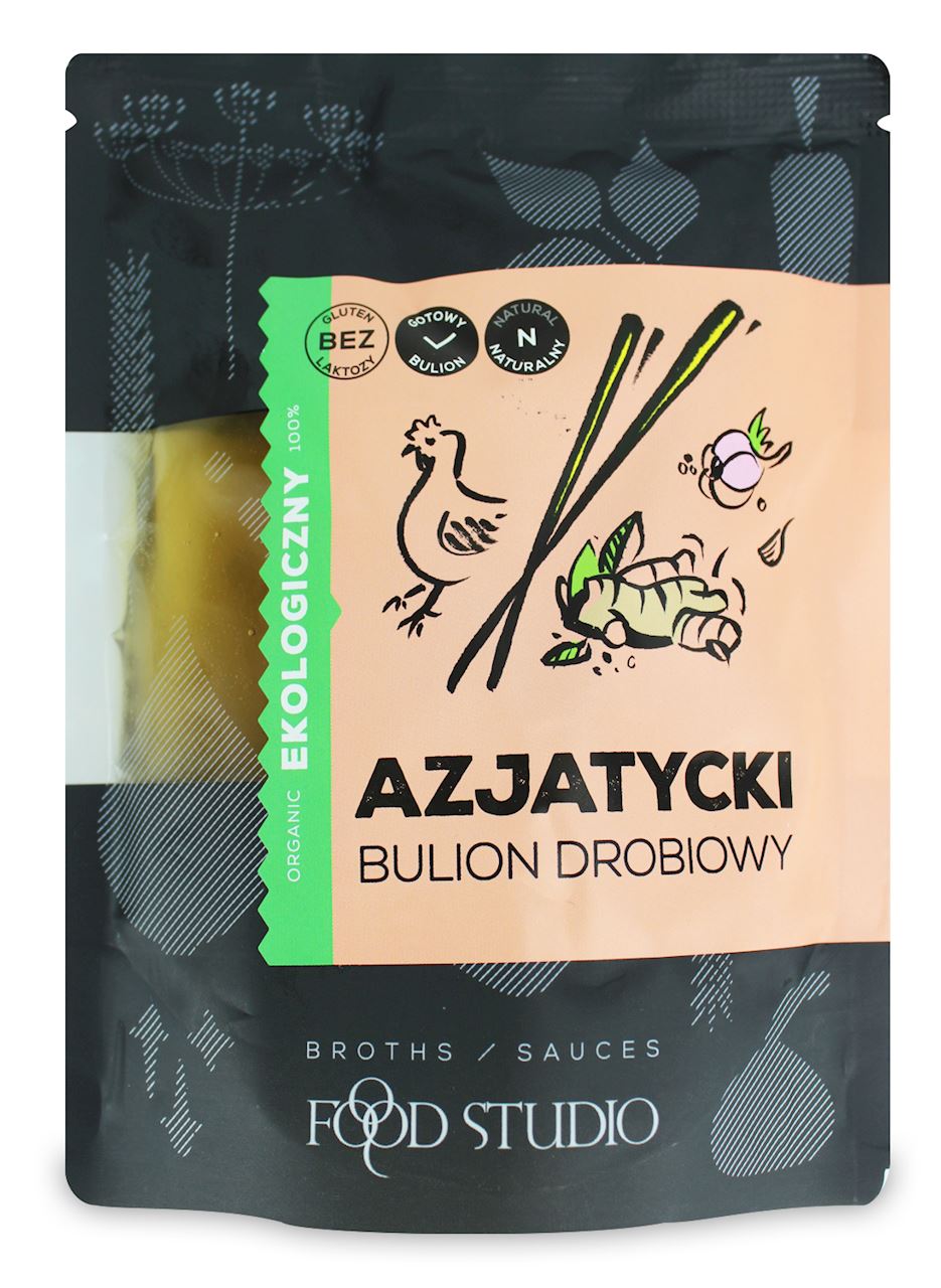 FOOD STUDIO Bulion azjatycki drobiowy bezglutenowy (w płynie) BIO