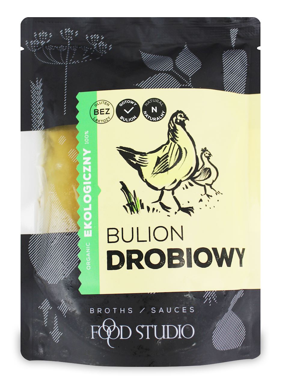 FOOD STUDIO Bulion drobiowy bezglutenowy (w płynie) BIO