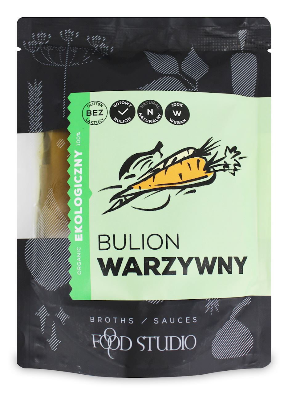 FOOD STUDIO Bulion warzywny bezglutenowy (w płynie) BIO