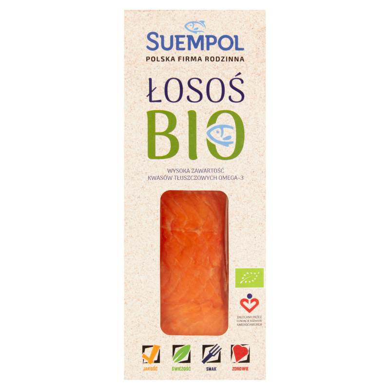 SUEMPOL Łosoś wędzony na gorąco BIO