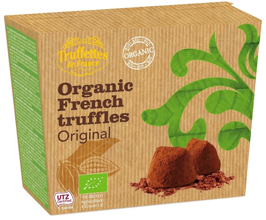 TRUFFETTES DE FRANCE Trufle francuskie w posypce kakaowej BIO
