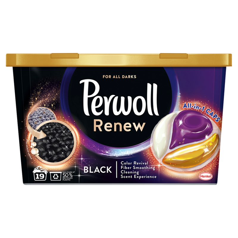 PERWOLL Kapsułki do prania ciemnych tkanin 19 szt. frisco.pl